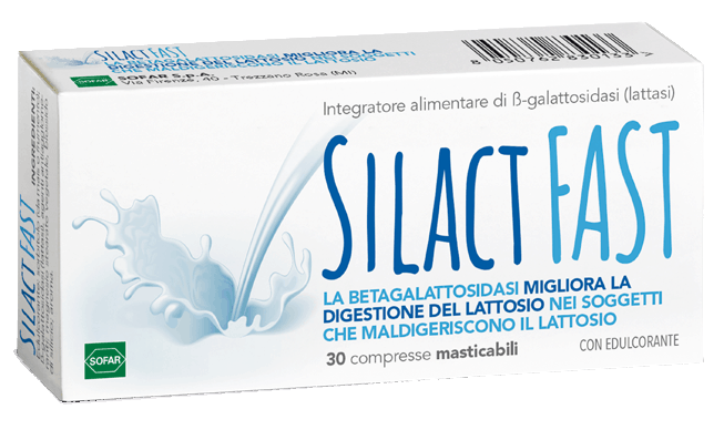 Silact Fast Integratore Intolleranti al Lattosio 30 Compresse Masticabili