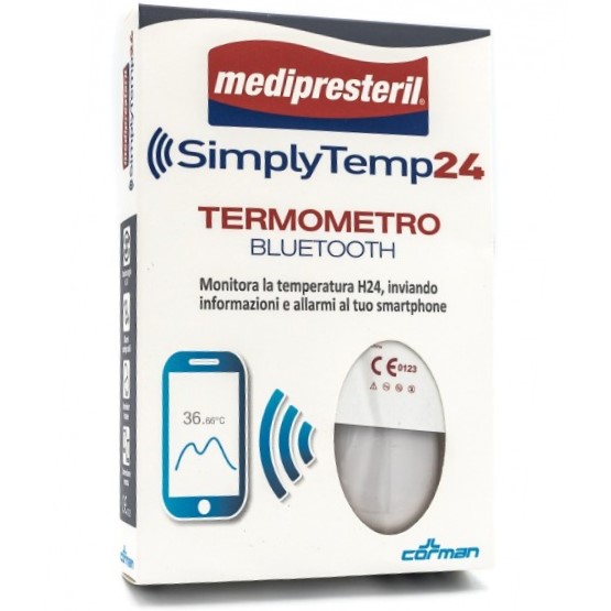 SimplyTemp24 Misuratore della Temperatura Corporea Con Bluetooth