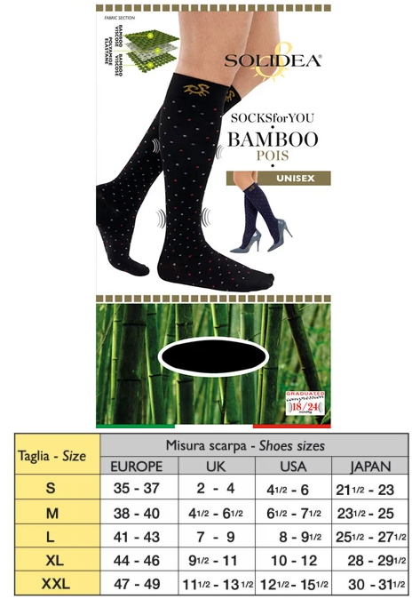 Socks For You Bamboo Pois Blu Navy Xxl