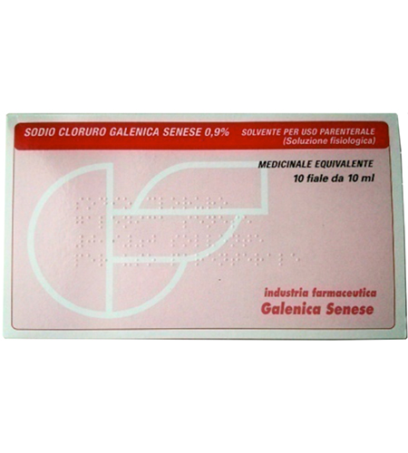 SODIO CLORURO 0,9% 10F 10ML