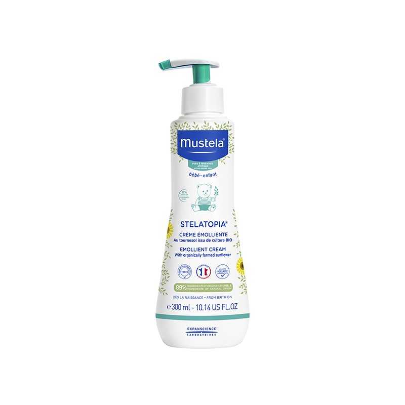 Mustela®  CREMA Stelatopia Crema Emolliente  IDRATAZIONE QUOTIDIANA PELLE ATOPICA