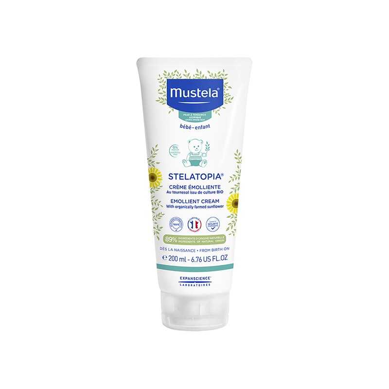 Mustela Stelatopia Crema Emolliente per Pelle a Tendenza Atopica 200 ml