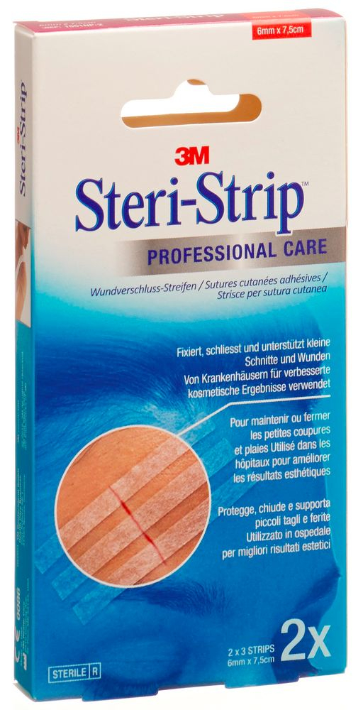Cerotto Per Sutura Steri Strip Skin 6x75 Mm 6 Strisce