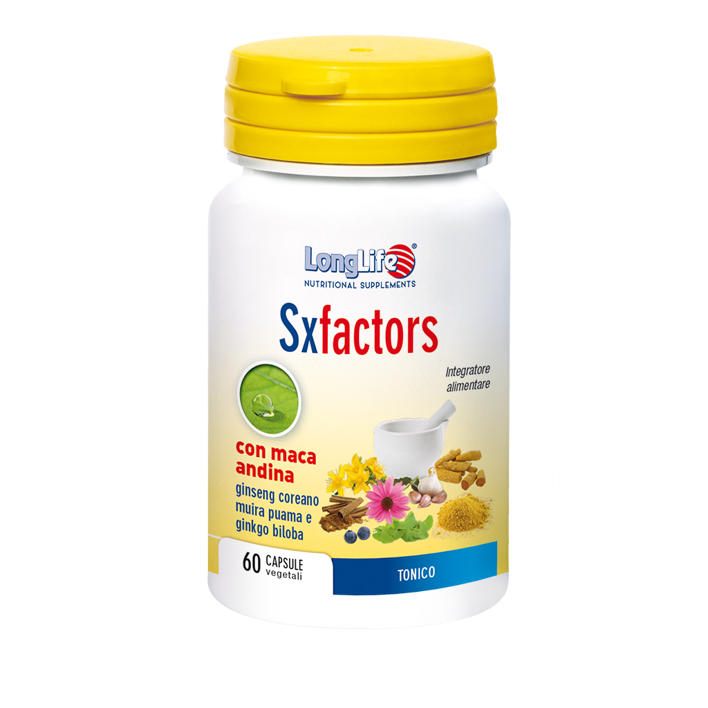 LongLife Sxfactors Integratore Energizzante 60 Capsule
