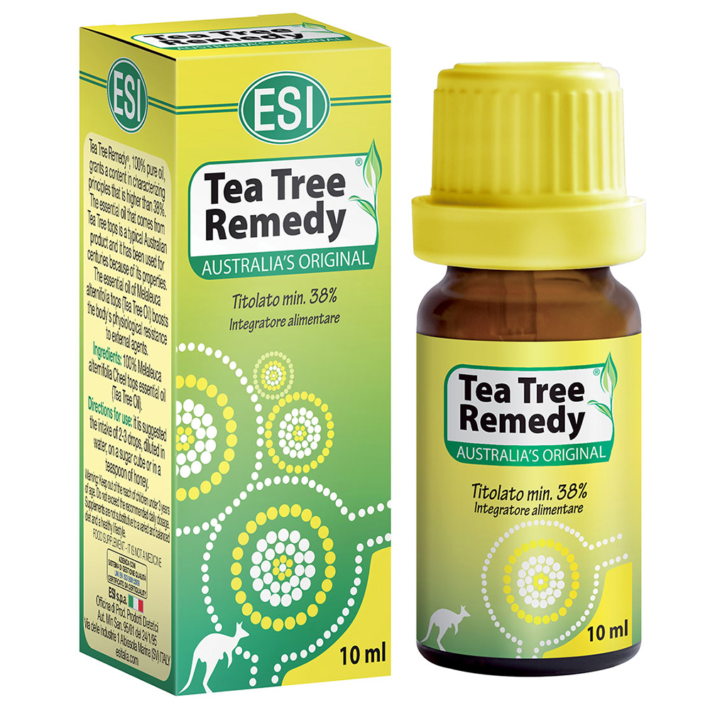 Esi Tea Tree Remedy Oil Olio Essenziale Puro di Tea Tree Integratore 10 ml