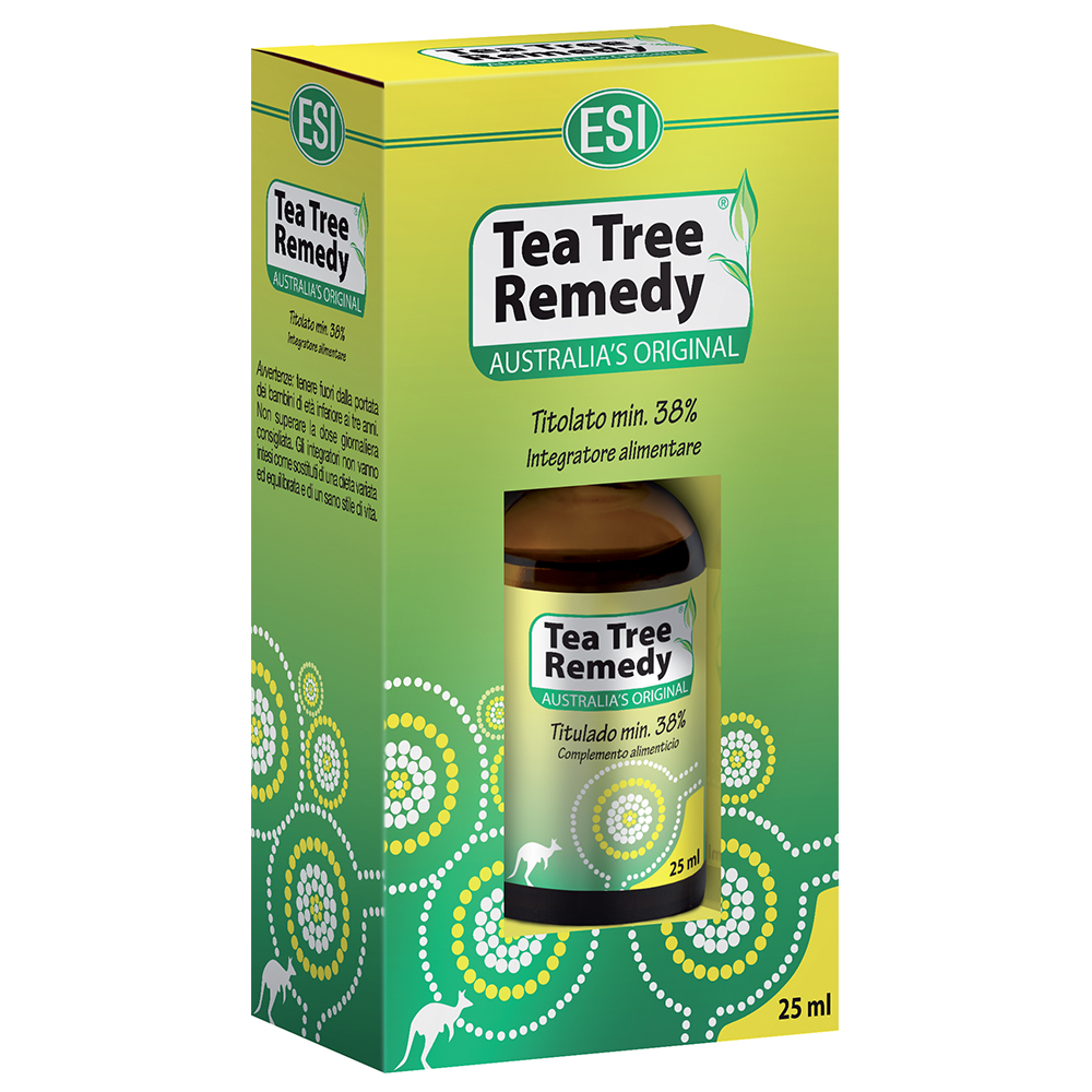 Esi Tea Tree Remedy Oil Olio Essenziale Puro di Tea Tree Integratore 25 ml