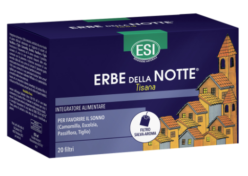 Esi Erbe Della Notte Tisana Per Dormire Tranquilli 20 Filtri