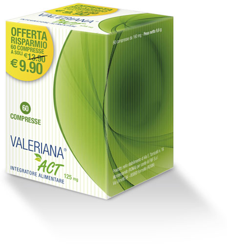 Valeriana Act Integratore Benessere Mentale 60 Capsule