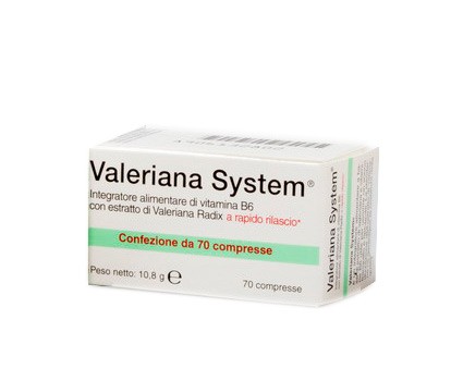Valeriana System Integratore 70 Compresse