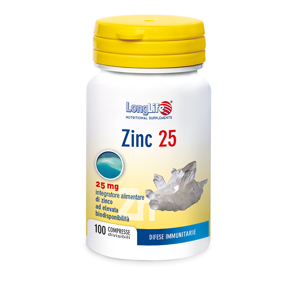 LongLife Zinc Integratore Zinco 100 Compresse