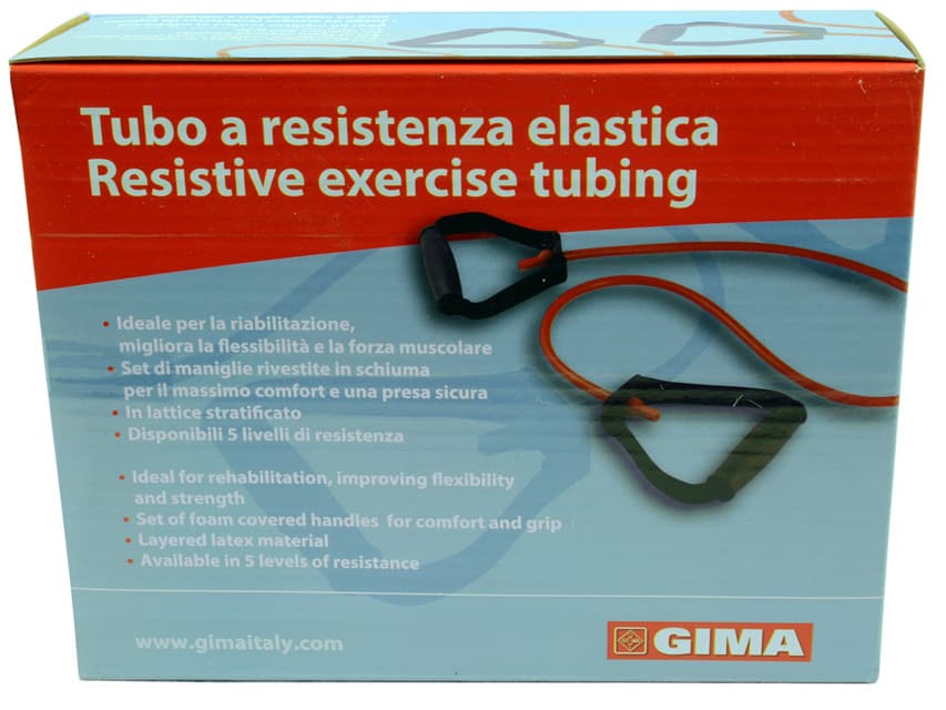 Tubo Latex Con Maniglie 125 Cm X 1,5 Mm - X-Soft - Giallo