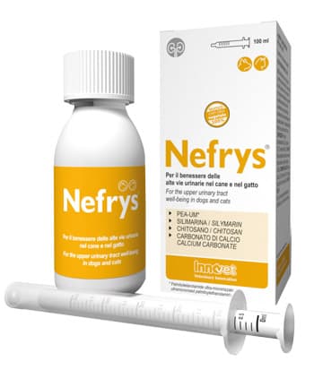 Nefrys Benessere Vie Urinarie Cani e Gatti Con Siringa Dosatrice 100 ml