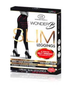 Wonder b slim leggings tecnologia fir tessuto innergy s/m