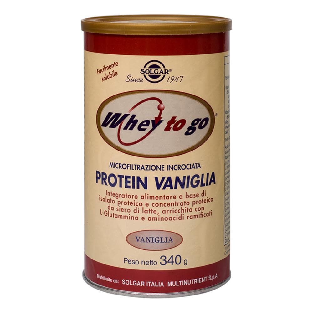 Solgar Protein Vaniglia Integratore Proteico 378 G