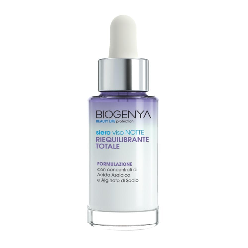 Biogenya Beauty Life Protection - Siero Riequilibrante Totale Notte, 30ml
