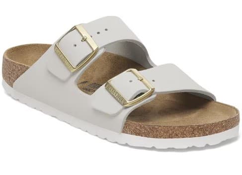 Pianelle Birkenstock Arizona pelle nubuck bianco antico - misura 39