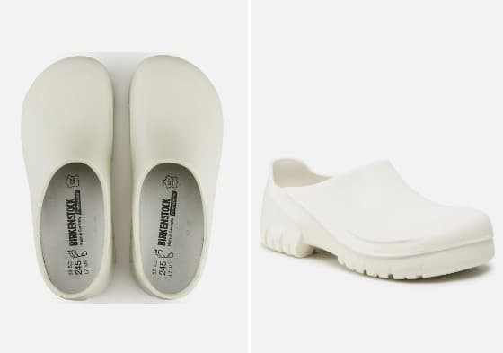 Birkenstock A-640 bianco - calzatura professionale punta in acciaio - misura 38
