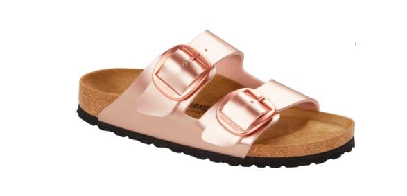 Birkenstock Arizona Birko Flor doppio cinturino metallico - misura 40