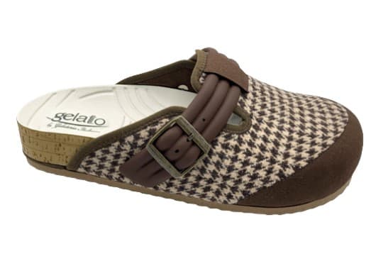 Gelattto Woodstock Soft 2.0 Uomo fantasia pied de poule marrone - punta chiusa - misura 42/43