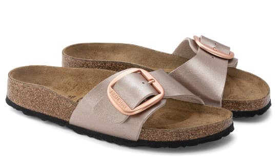 Birkenstock Madrid Birko flor, colore rame metallico - misura 40