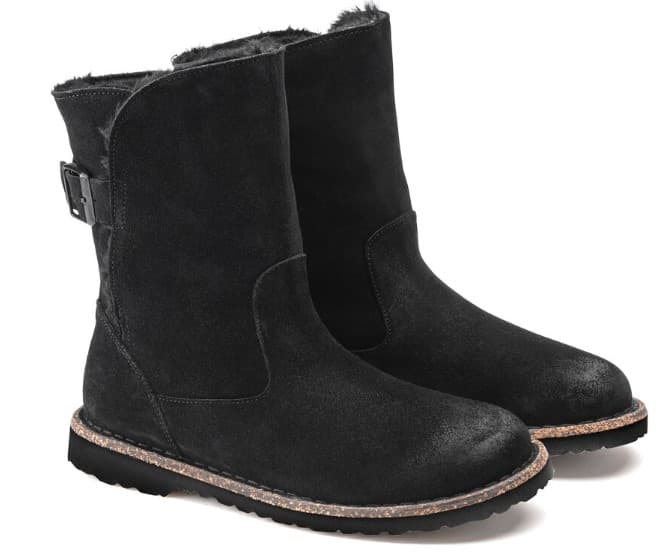 Birkenstock Uppsala - stivali in pelliccia di agnello - colore nero - misura 39