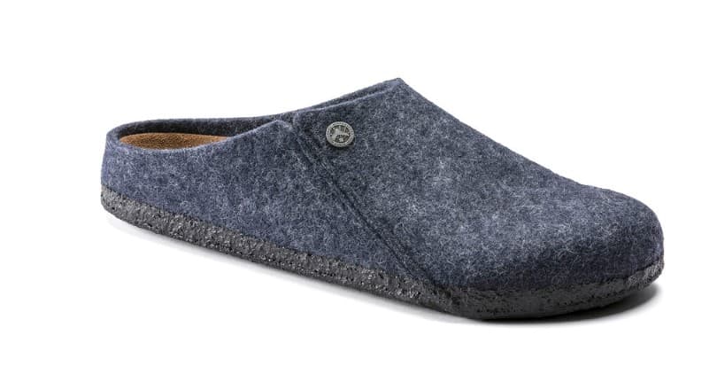 Birkenstock Zermatt - pantofola in feltro di lana - colore blu scuro - misura 44