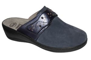 SCARPA GABRIELLA SUEDE+LAMINATED LEATHER W BLUE 41