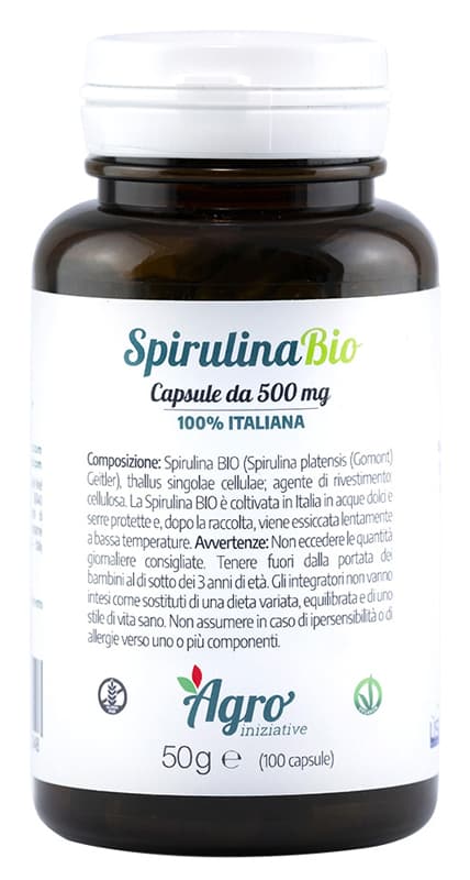 SPIRULINA BIO 100CPS AGR