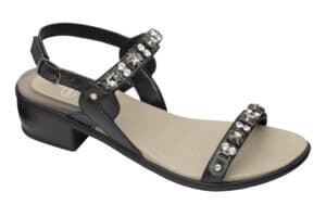 ELBA 2 STRAPS SYNTHETIC+JEWELRY W NERO 37