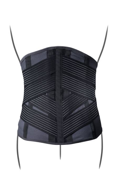 CORSETTO SEMIRIGIDO LOMBARE TENORTHO LINEA G+ XXL CIRCONFERENZA BACINO 120/130 GRIGIO SCURO ANTRACITE
