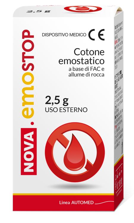 Cotone Emostatico Nova Emostop 2,5 G