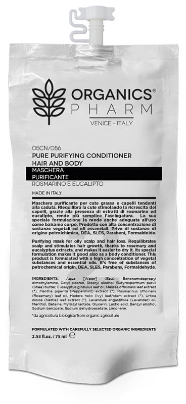 Organics pharm maschera purificante 75 ml