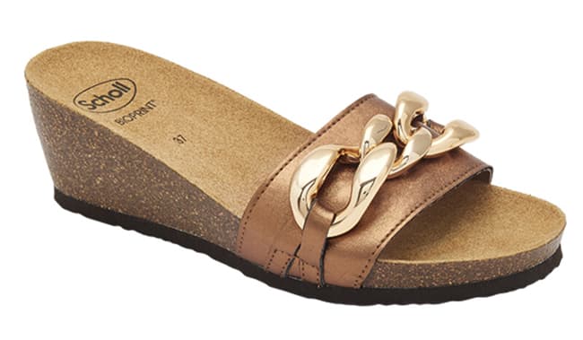 Ravello ciabatta donna - Scholl - colore bronzo - numero 36