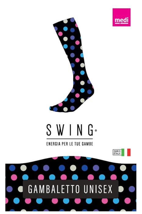 GAMBALETTO UNISEX POIS MEDI 15 MM HG 155023 TAGLIA MEDIUM