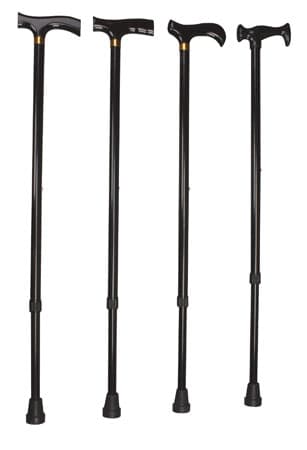 BASTONE BRIO PIEGHEVOLE IN ALLUMINIO ANODIZZATO CON PUNTALIANTISCIVOLO REGOLABILE IN ALTEZZA DONNA