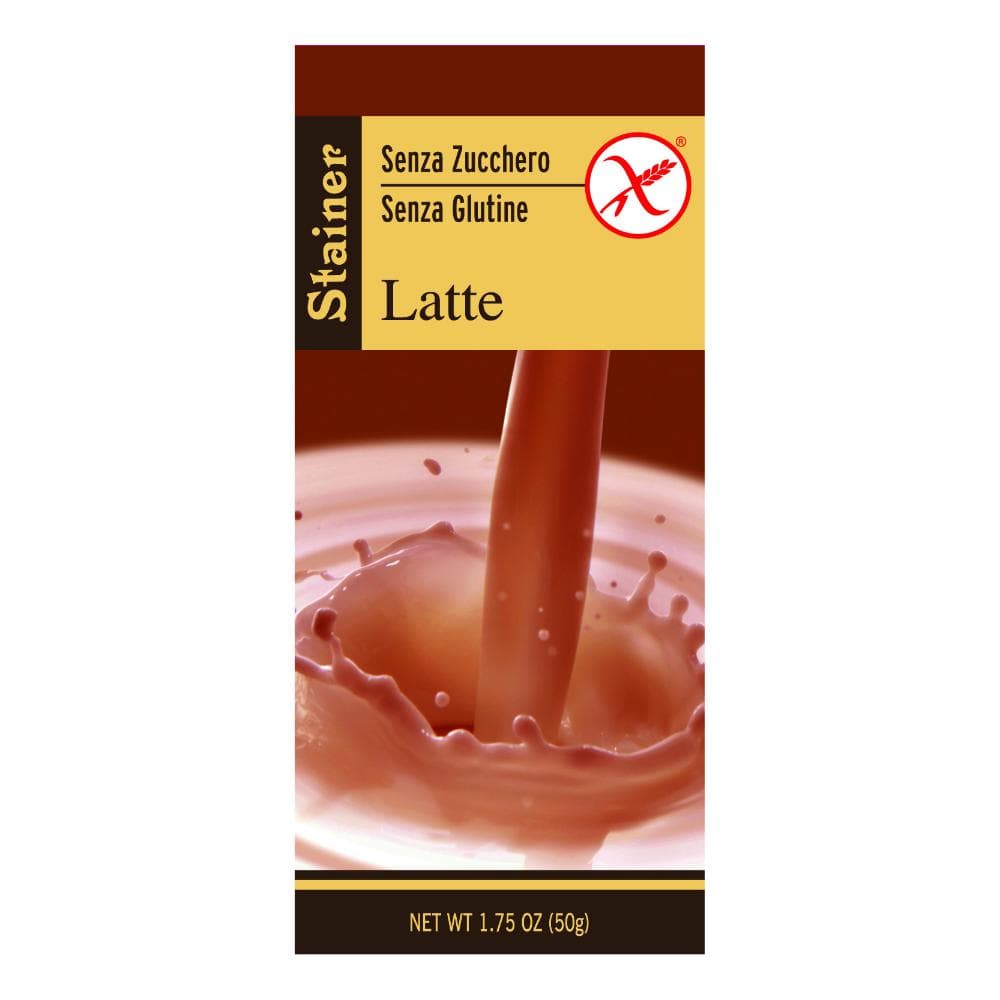 STAINER TAVOLETTA DI CIOCCOLATO AL LATTE SENZA ZUCCHERO E SENZA GLUTINE 50 G