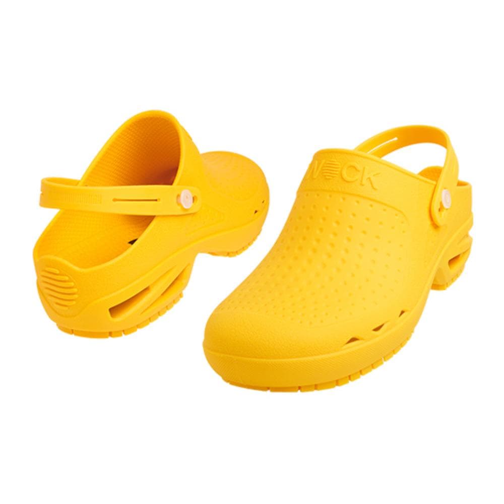 WOCK CLOG BIANCO/ARANCIO 45/46
