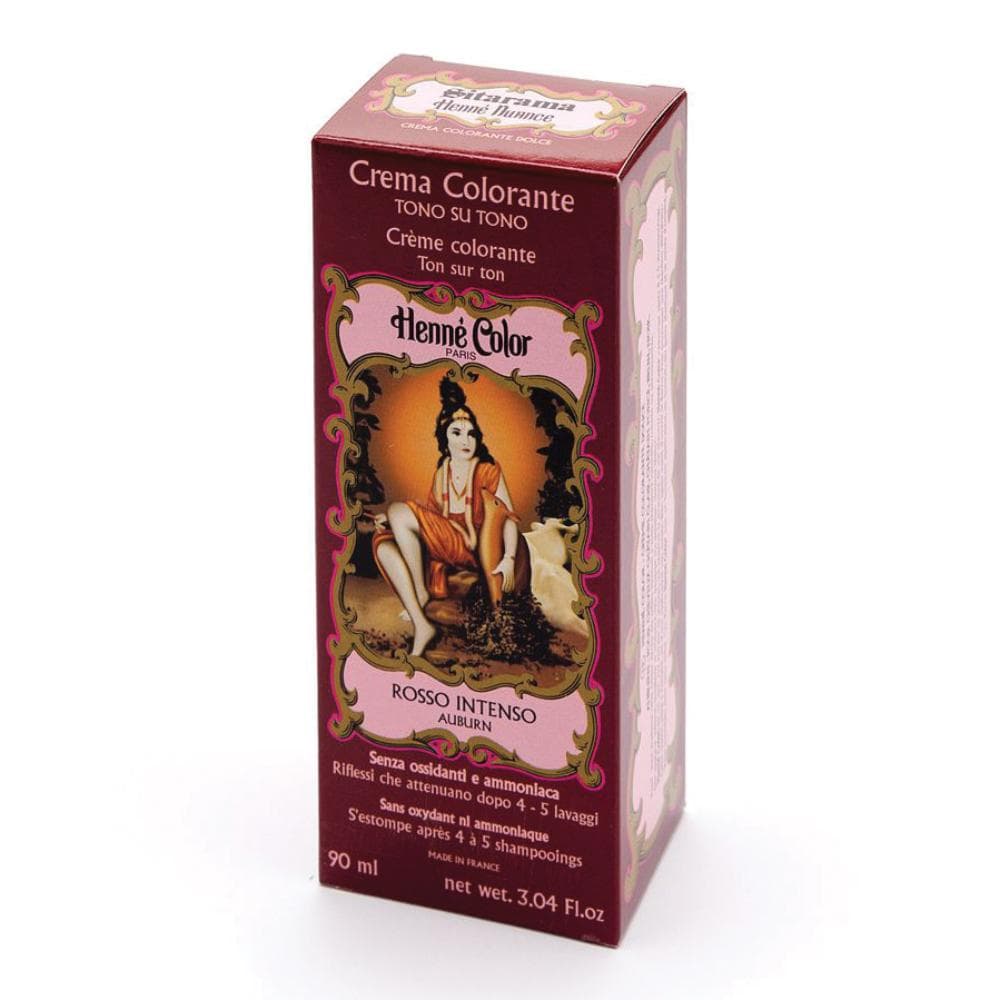 Henne nuance auburn rosso intenso crema henne color crema colorante pronta all'uso