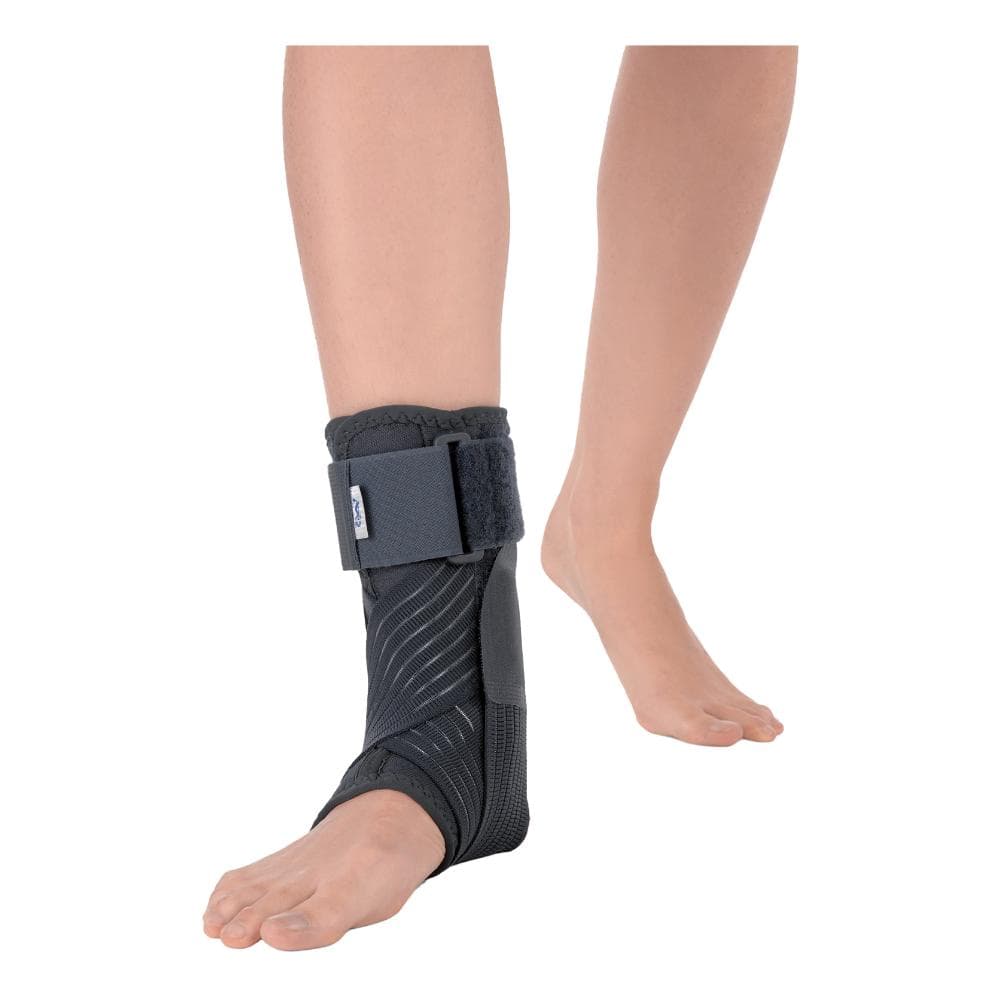 CAVIGLIERA STABILIZZANTE CON BENDAGGIO A 8 FUNZIONALE GRIGIOEXTRA LARGE