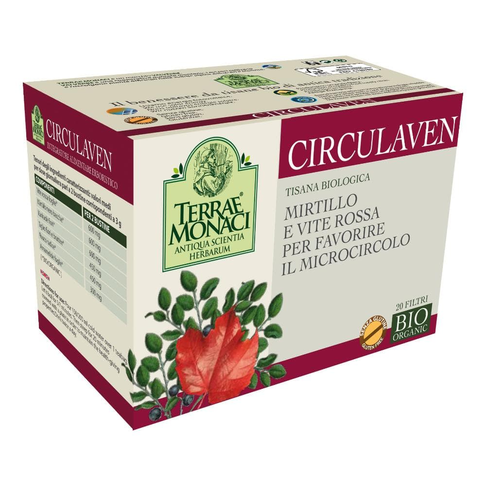Terrae Monaci Circulaven Tisana Bio 20 Filtri