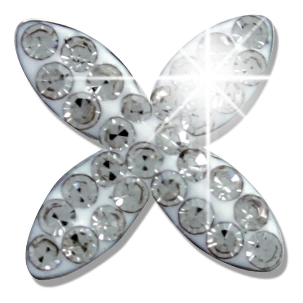 BJT924 ORECCHINI WHITE WIND STAINLESS STEEL