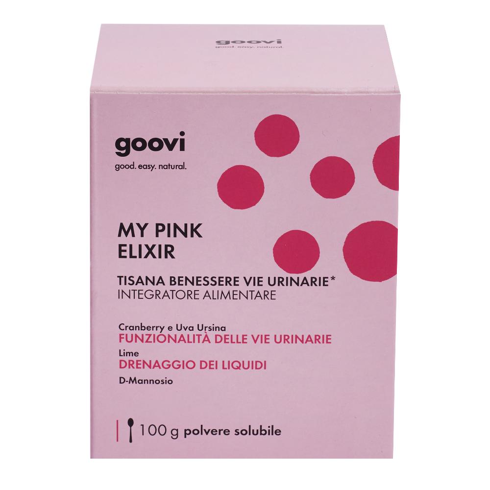 Goovi My Pink Elixir Integratore Tisana Benessere Vie Urinarie 100 gr