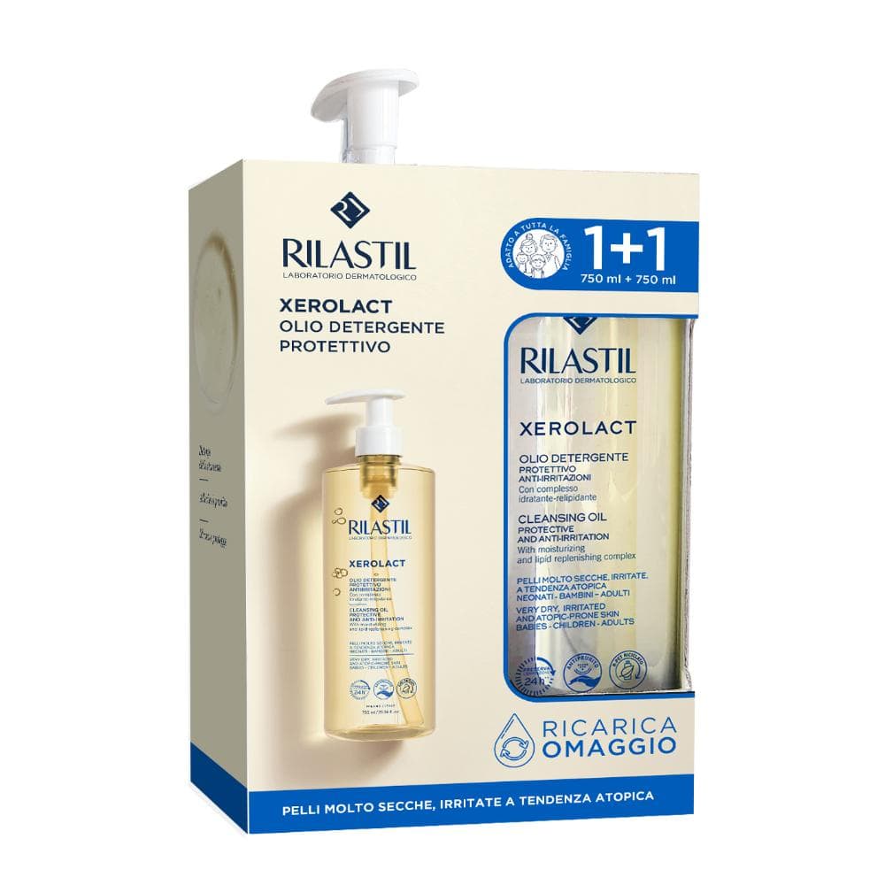 RILASTIL XEROLACT OLIO DETERGENTE 750 ML BIPACK