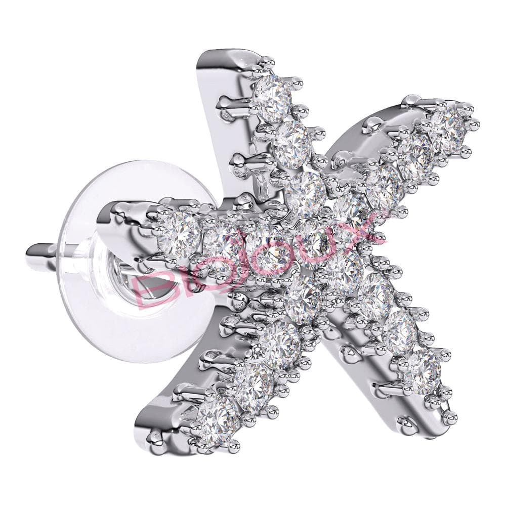 BJT260 ORECCHINI STARFISH STAINLESS STEEL