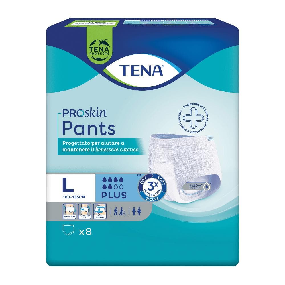 TENA PANTS Plus Pann.L 8pz