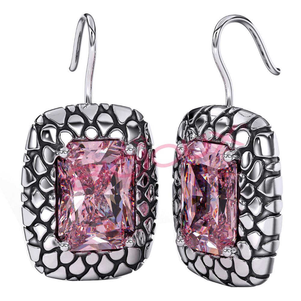 Bjt332 Orecchini Arielle Rosa Stainless Steel