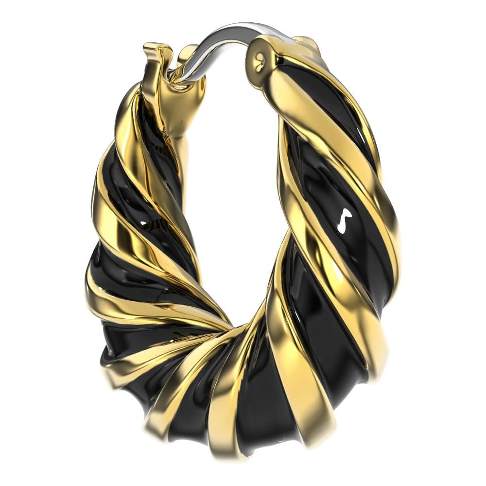 Bjt365 Orecchino Alara White Gold Plated