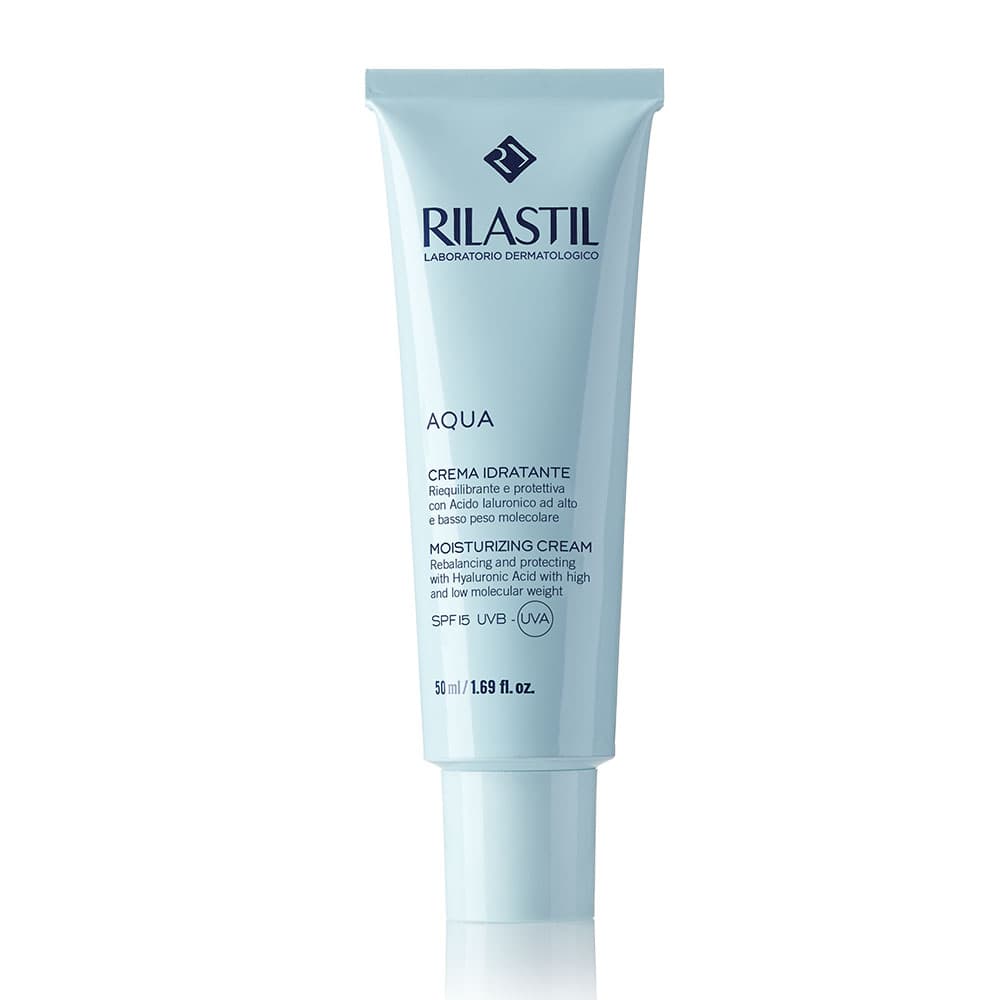 Rilastil Aqua Crema Idratante Viso - SPF 15 Cr 50ML