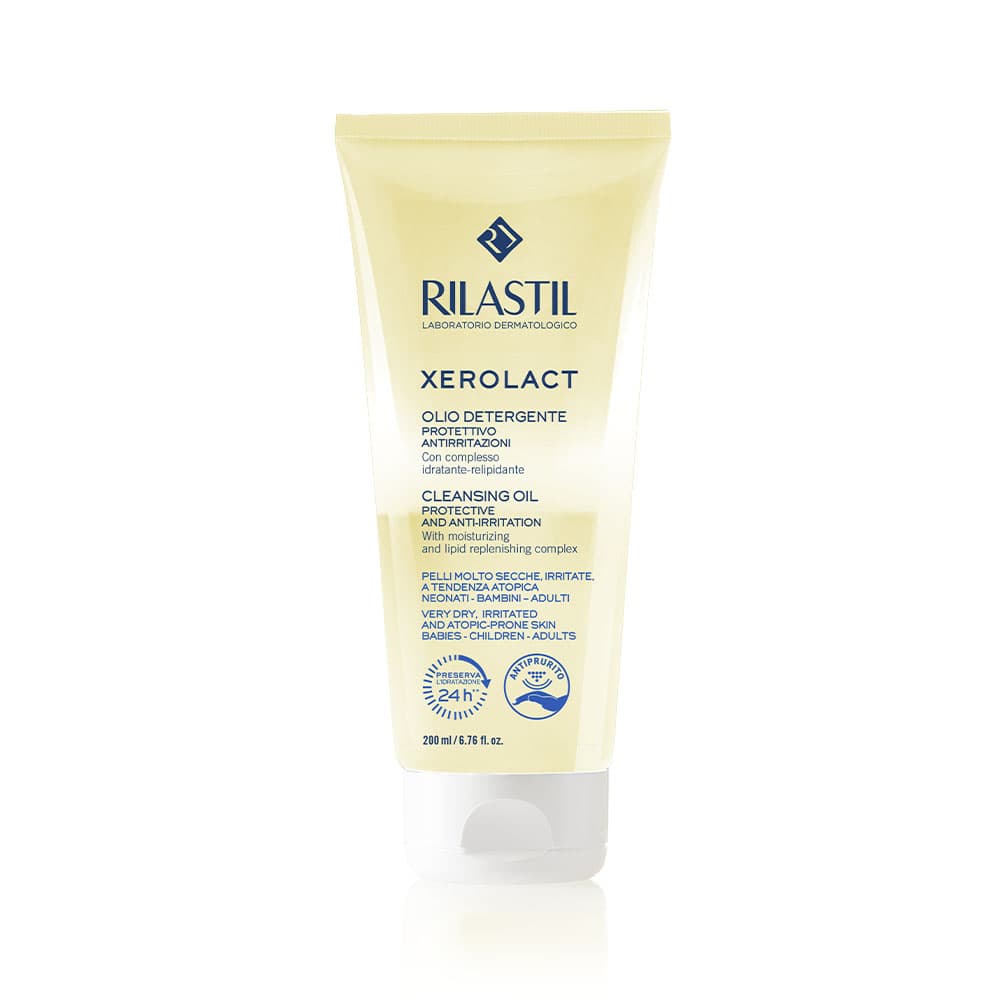 Rilastil Xerolact - Olio Detergente Protettivo Antirritazioni 200 ml