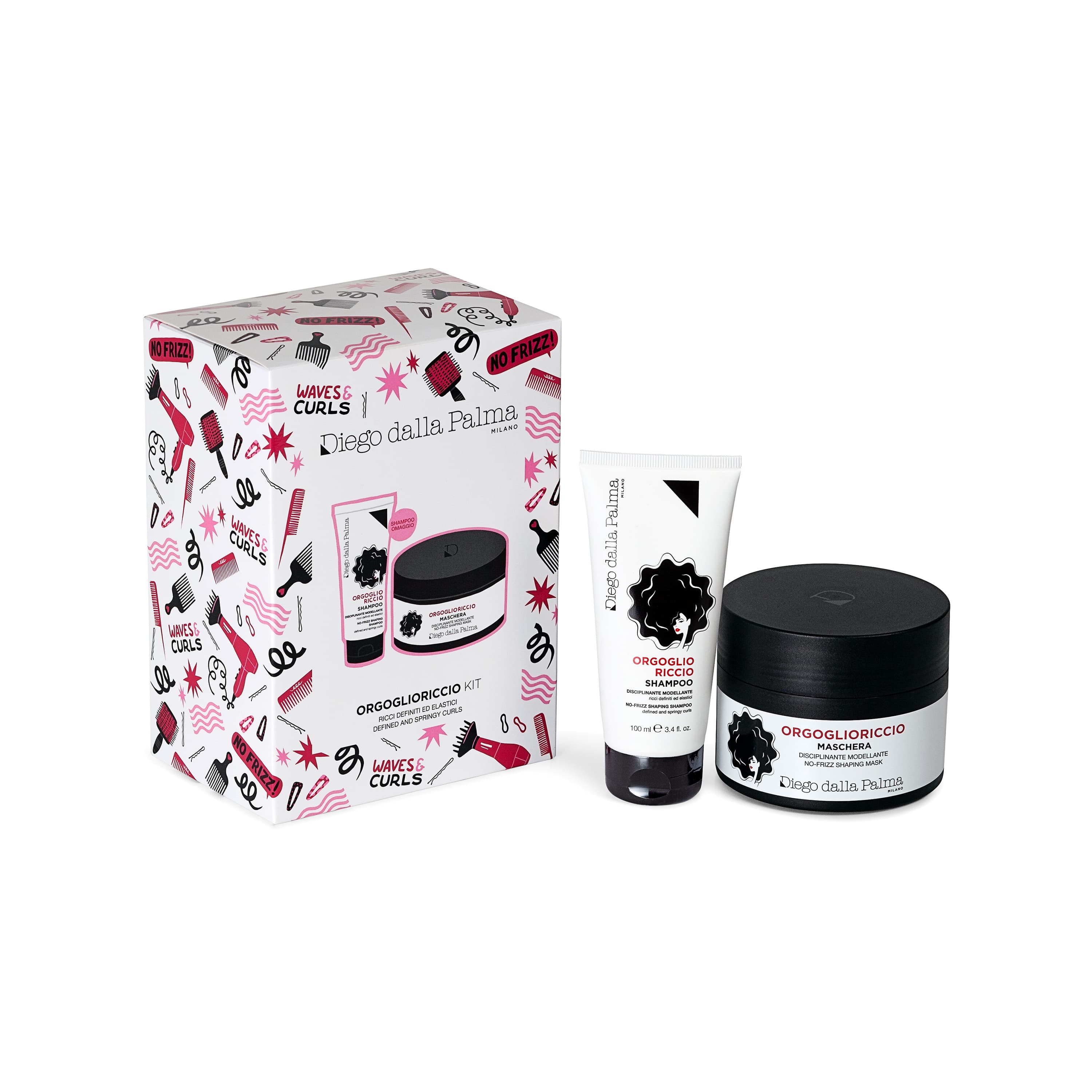 OrgoglioRiccio Kit per capelli ricci